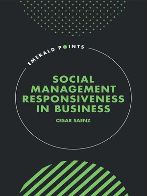 cover image of Social Management Responsiveness in Business